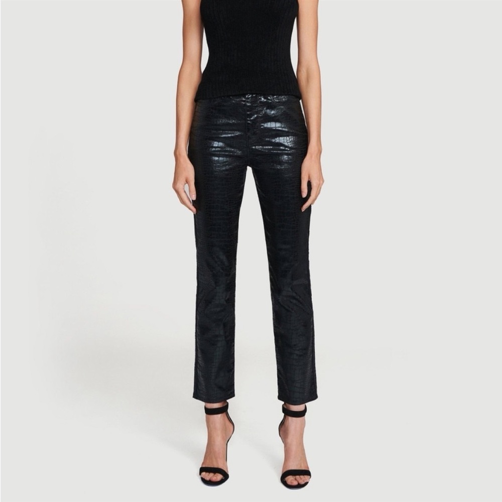 Frame Le Sylvie Slender Straight Croc